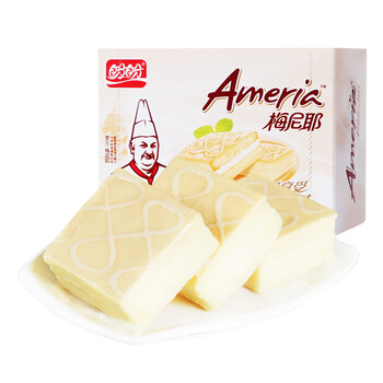 盼盼【新品上市】 梅尼耶涂层奶油蛋糕早餐面包小点心 涂层蛋糕56g