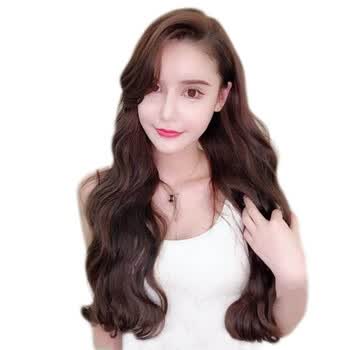 奥搜赫尔(aoosoohair) 假发女中分无刘海大波浪圆脸长卷发内扣自然
