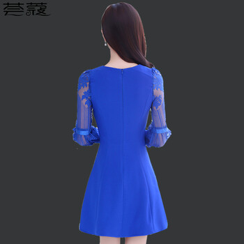 【时尚套装女】荟蔻毛呢连衣裙2016秋冬新款气质修身背心裙长袖可拆毛领短外套HK16008 卡其色/民族风 M码