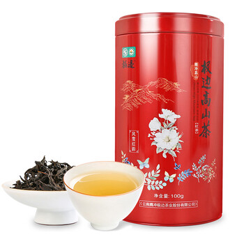 云南红茶红茶 极边新品风雪红韵欧盟有机高山茶 罐装云南红茶100g_茶