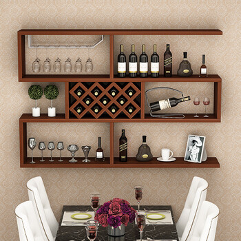 简约厨房红酒柜餐厅吊柜壁挂挂柜墙柜壁柜阳台柜客厅壁柜酒柜 1.