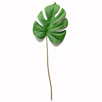 quail 阡陌 北欧仿真龟背叶春羽叶 客厅创意绿叶装饰品假叶子 1