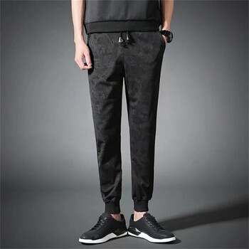 英伦班纳2017春夏季韩版男式牛仔裤九分裤潮男士休闲哈伦裤学生小脚