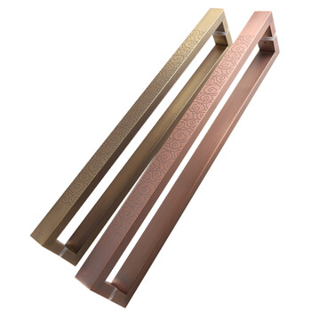 加厚不锈钢拉手 祥云古铜大门拉手 玻璃门拉手 木门把手 仿古拉手 600