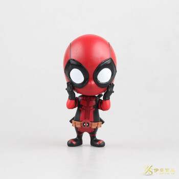 ysxp-漫威黑豹雷神美国队长复仇者正义联盟3死侍钢铁蜘蛛侠q版公仔