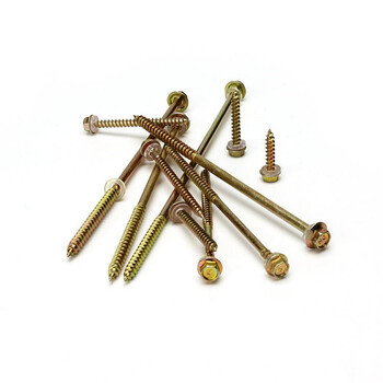 外六角加长自攻螺丝钉尖尾尖头自攻木钻根雕自攻螺钉m5-m6*200 m5*25