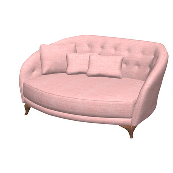 fama弗瑞莫 astoria 现代优雅简约客厅三人加大布艺扶手沙发 西班牙