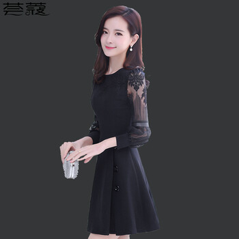 【时尚套装女】荟蔻毛呢连衣裙2016秋冬新款气质修身背心裙长袖可拆毛领短外套HK16008 卡其色/民族风 M码