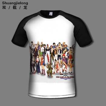 拳皇 不知火舞 春丽 八神庵 大蛇 游戏短袖T恤