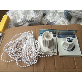 黑金刚卷帘控制器制头拉珠配件头拉珠卷轴窗帘配件拉姆斯制头 拉姆斯