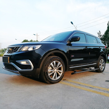 吉利博越汽车旋转式自动伸缩智能电动踏板改装装饰专用配件踏板 黑色