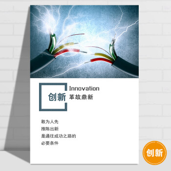 辦公室裝飾畫勵志標語掛畫企業文化牆會議室走廊牆畫海報定製 創新 40
