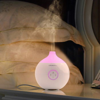 Ultransmit蜜叮 超声波迷你香薰机精油香薰灯加湿器精油灯卧室 静音 N17 彩灯