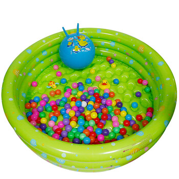 儿童充气海洋球池围栏无毒彩色塑料波波球类宝宝室内玩具男女宝宝小孩