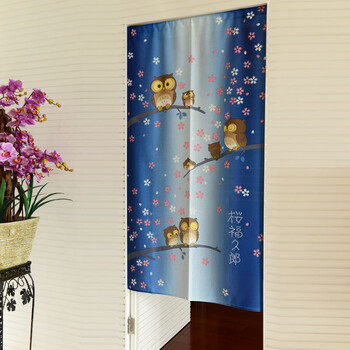 
                                        风雅荷塘 瑞雪丰年85*150CM 经编纱精品印花风水门帘 布艺 隔断  送杆                