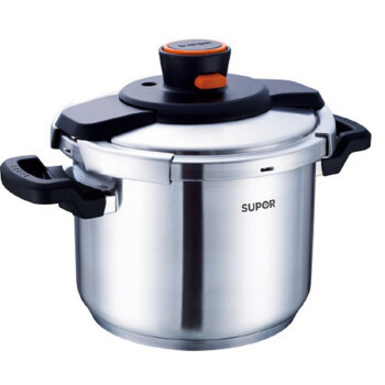 苏泊尔压力锅supor巧易开高压锅电磁炉通用7.6L压力快锅22cm D22E