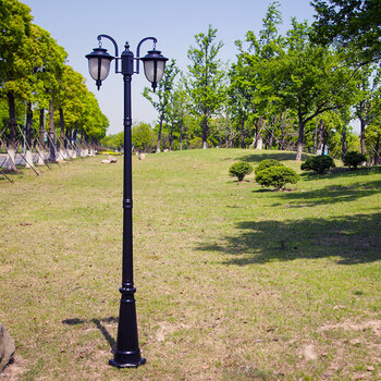 巧立方 欧式庭院灯花园路灯小区led草坪灯室外户外灯防水别墅新农村超