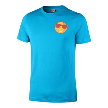 彪马pumasportstyle男子短袖t恤569524蓝绿色22xxl