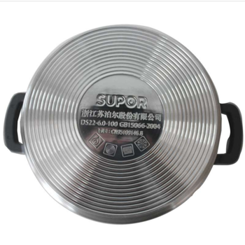 
                                        苏泊尔（SUPOR） 苏泊尔D22E巧易开快速压力锅不锈钢高压锅7.6L电磁炉通用                
