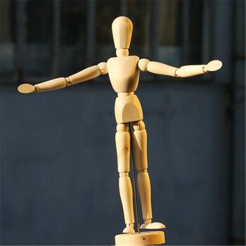 5寸/8寸素描木偶人木头关节人偶 8寸20cm
