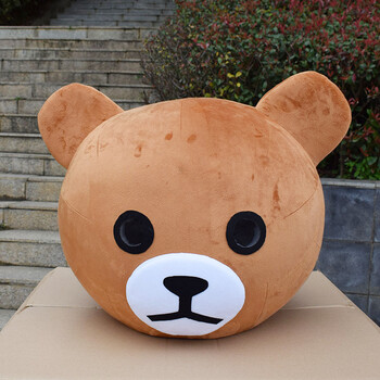 熊装抖音同款熊布朗熊人偶服装行走大熊玩偶穿的衣服发传单熊b 熊头套