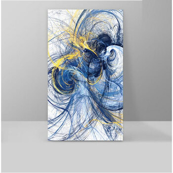 创意现代简约抽象玄关装饰画北欧挂画竖版走廊壁画客厅酒店背景墙油画