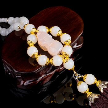 出入平安汽车挂件玛瑙貔貅车内吊饰挂饰男经典时尚车载后视镜饰品 天