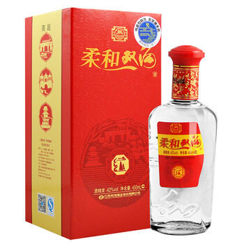 双沟 柔和双沟红 42度 450ml 口感绵柔浓香型