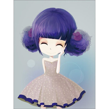 儿童房装饰画女孩卧室画床头卡通挂画客厅壁画走廊有