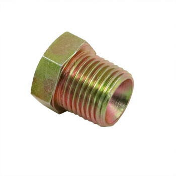 液压油管挖机堵头英制d型内丝扣帽外丝堵头破碎锤堵帽活动堵 3/4整套