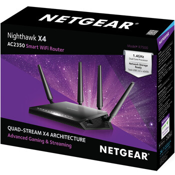 
                                        美国网件（NETGEAR）R7500 AC2350M智能双频千兆专业游戏路由器                