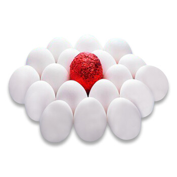 元祖 红蛋 喜蛋礼盒装 满月诞生礼 蛋生报喜2入