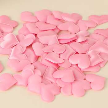 婚房布置 床撒手抛花 海绵爱心布艺婚床撒花 抖音1 海绵爱心(大号粉色