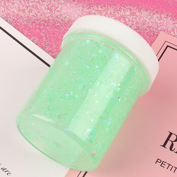 史莱姆水晶泥成品slime解压戳戳鼻涕高透水晶泥ins同款棉花泥成品