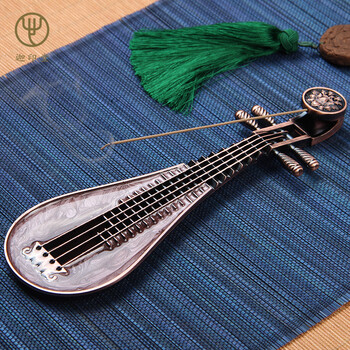 迦印堂 琵琶古琴古典线香插卧香炉 禅意香道沉香檀香线香炉 琵琶香语