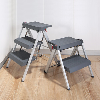 折叠剃 厨房梯凳 免安装 便捷可折叠 折叠家用椅 五金工具 两层折叠梯