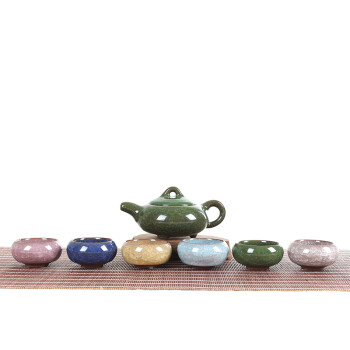 
                                        君肴 家用整块乌金石全自动整套茶具套装陶瓷茶具办公套装四合一 乌金石观沧海路宝 安全泡沫包装                