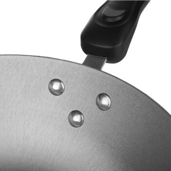 
                                        炊大皇（COOKER KING） 炊大皇无涂层精钢铸铁炒锅铁锅电磁炉通用 30cm                