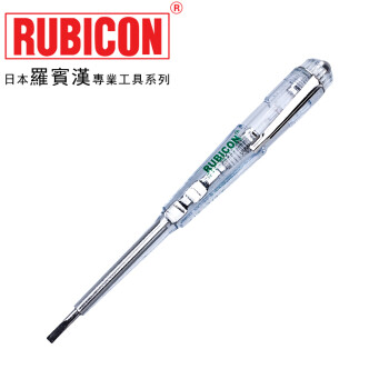 RUBICON罗宾汉 测电笔接触式验电笔家用多功能电工测试笔150-250V RVT-111(3.0mmX139mm)带笔扣