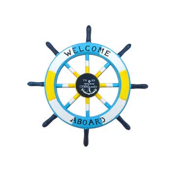 盘海洋 渔网装饰舵手 墙饰壁饰挂饰 客厅挂件装饰新款实用现代简约 45