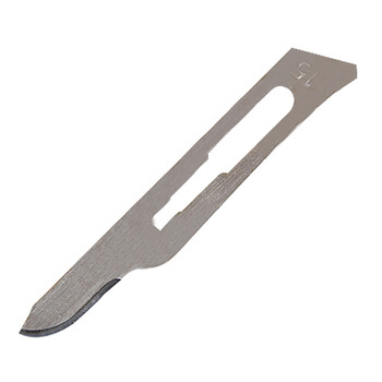 室刀片10片一袋 独立包装医用碳钢手术刀片 配合刀柄 15号手术刀片