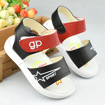 儿童凉鞋男2018夏季新款凉鞋学步鞋开口软底防滑0-1-2岁宝宝童鞋男