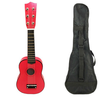 萌氏(mensall) 木质儿童吉他玩具可弹奏21寸初学小孩仿真吉他木制乐器