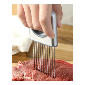 不锈钢松肉针 蔬菜水果切菜保护器 插肉针 牛排针扎肉针
