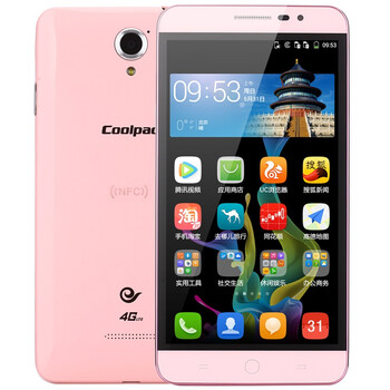 酷派（Coolpad）锋尚Y80D 粉色 电信4G手机 双卡双待