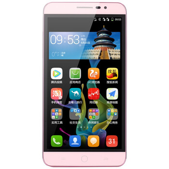酷派（Coolpad）锋尚Y80D 粉色 电信4G手机 双卡双待