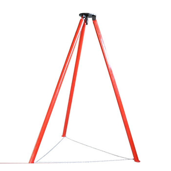 伸缩式起重三脚架吊葫芦三角架 倒链配件支架手拉葫芦支架1吨3米 g80