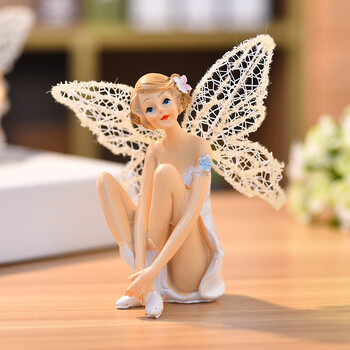 花仙子装饰摆件4款精灵公主烘焙情景装饰摆件烘焙装饰公仔 花仙子a款