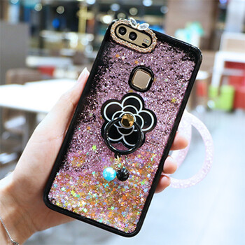 华为p9手机壳流沙液体流动华为p9手机套硅胶女款韩国潮牌全包挂绳