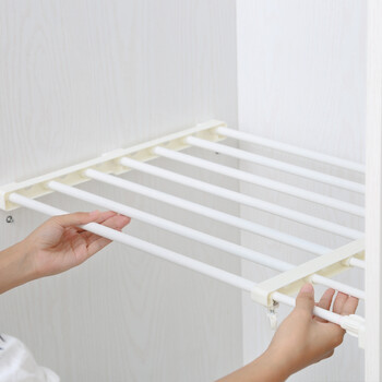 菲享 可伸缩衣柜隔板分层置物架免钉鞋柜橱柜收纳置物架衣橱隔层架 24